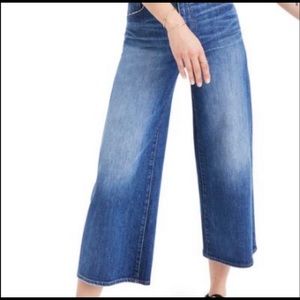 Madewell Wide Leg Crop Jeans